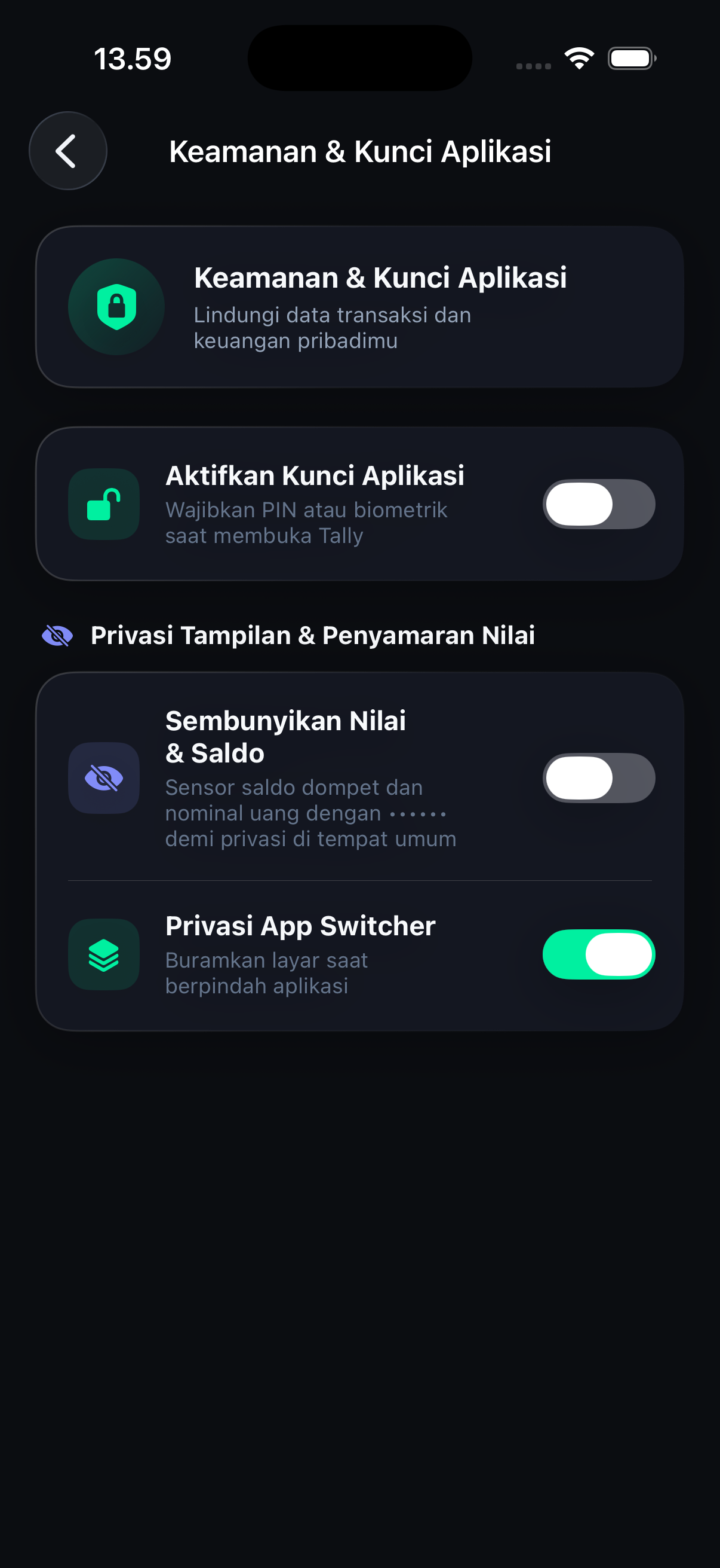 Face ID App Lock Security